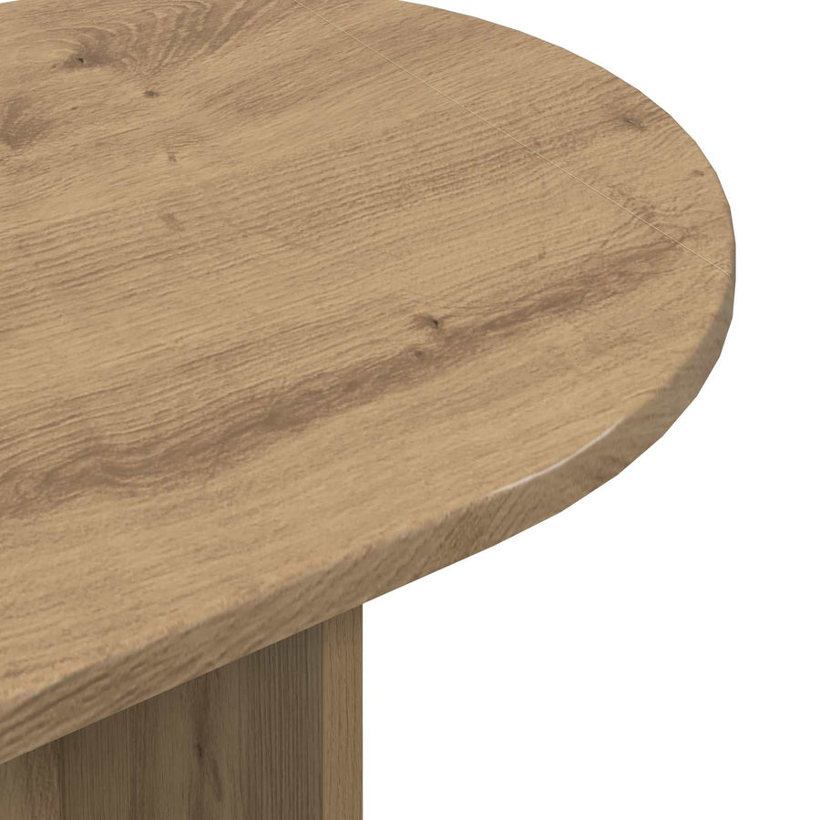Wandtafel Artisanaal eiken 100 x 39,5 x 75 cm Bewerkt hout