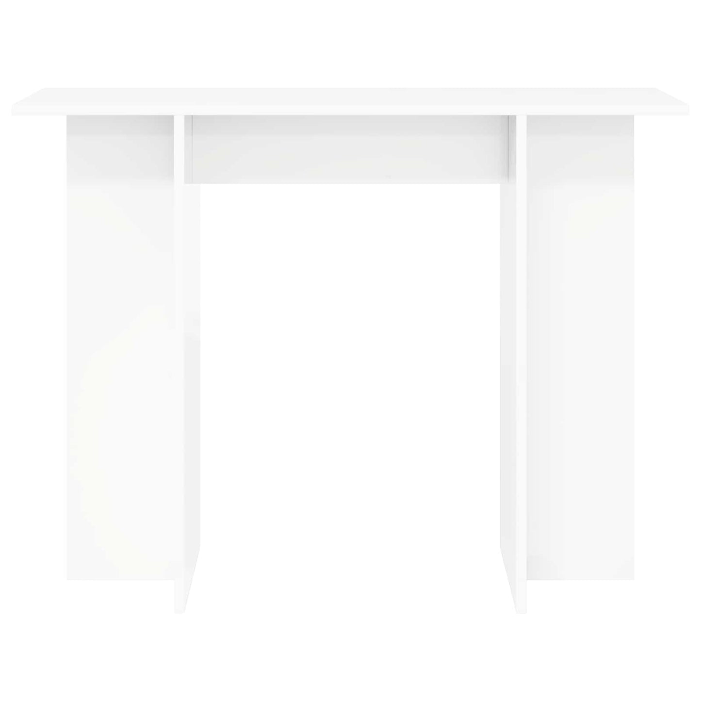 Wandtafel Wit 100 x 30 x 75 cm Bewerkt hout