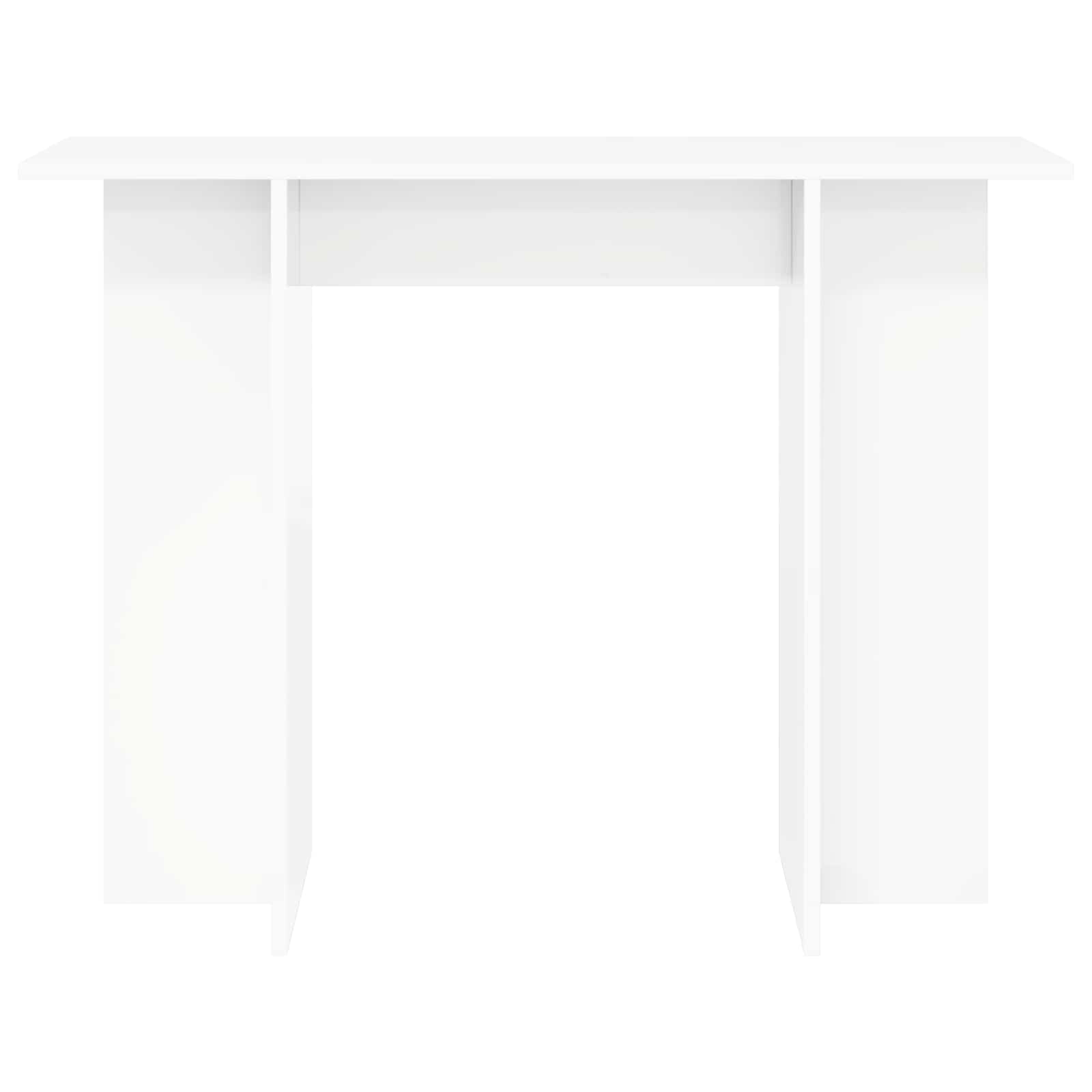 Wandtafel Wit 100 x 30 x 75 cm Bewerkt hout