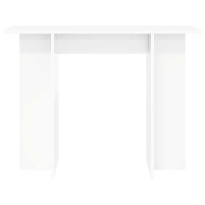 Wandtafel Wit 100 x 30 x 75 cm Bewerkt hout