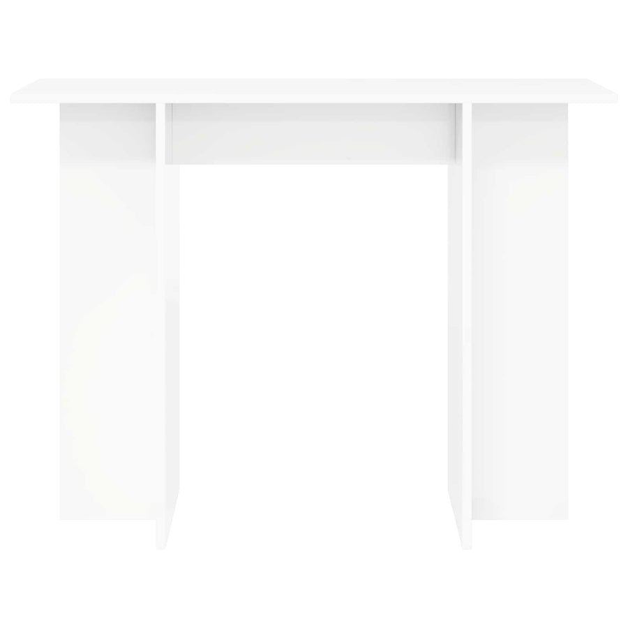Wandtafel Wit 100 x 30 x 75 cm Bewerkt hout