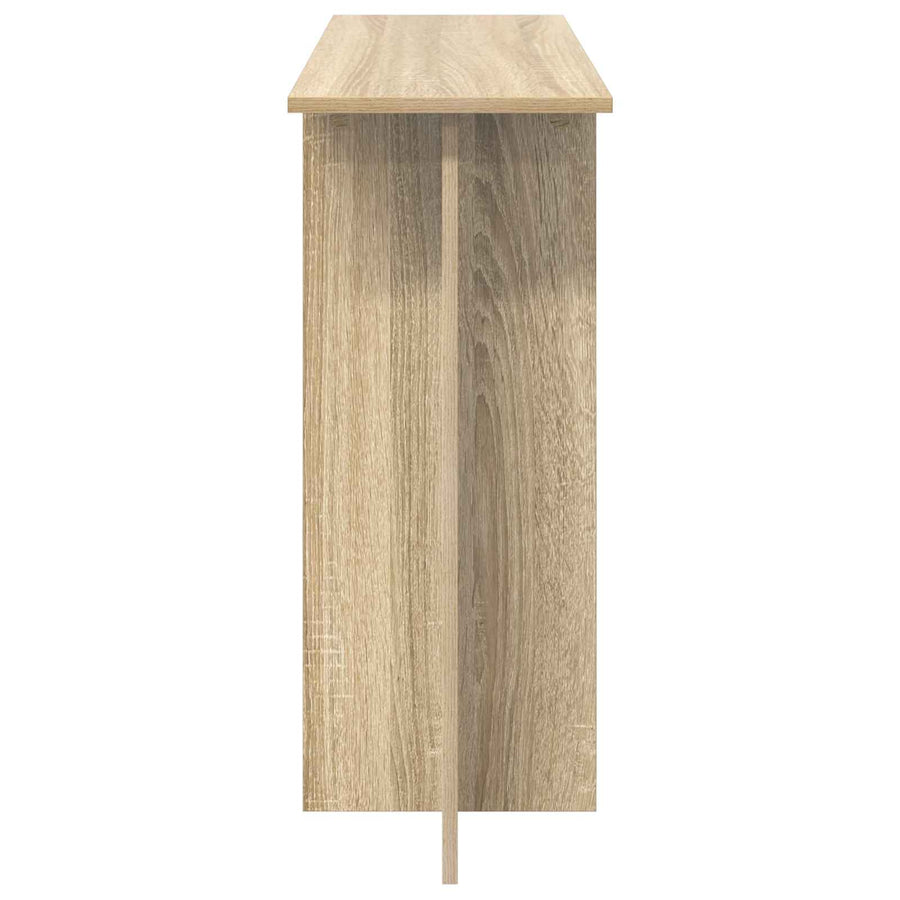 Wandtafel Sonoma Eiken 100 x 30 x 75 cm Bewerkt hout