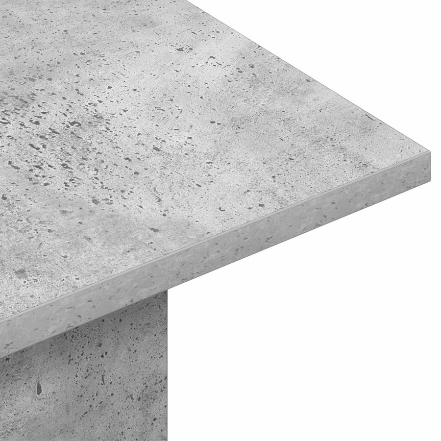 Wandtafel Betongrijs 100 x 30 x 75 cm Bewerkt hout