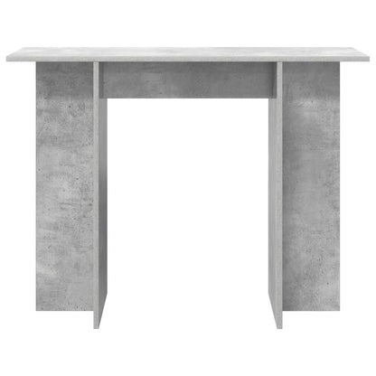 Wandtafel Betongrijs 100 x 30 x 75 cm Bewerkt hout
