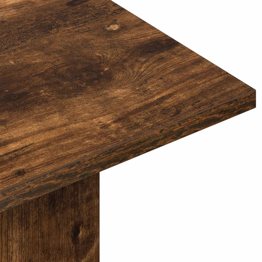 Consoletafel Gerookt Eiken 100 x 30 x 75 cm Bewerkt hout