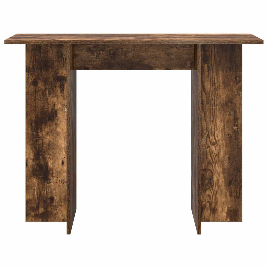 Consoletafel Gerookt Eiken 100 x 30 x 75 cm Bewerkt hout