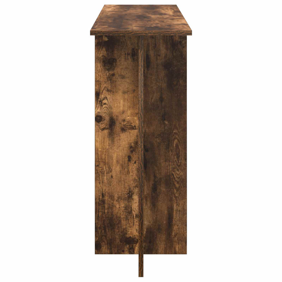 Consoletafel Gerookt Eiken 100 x 30 x 75 cm Bewerkt hout