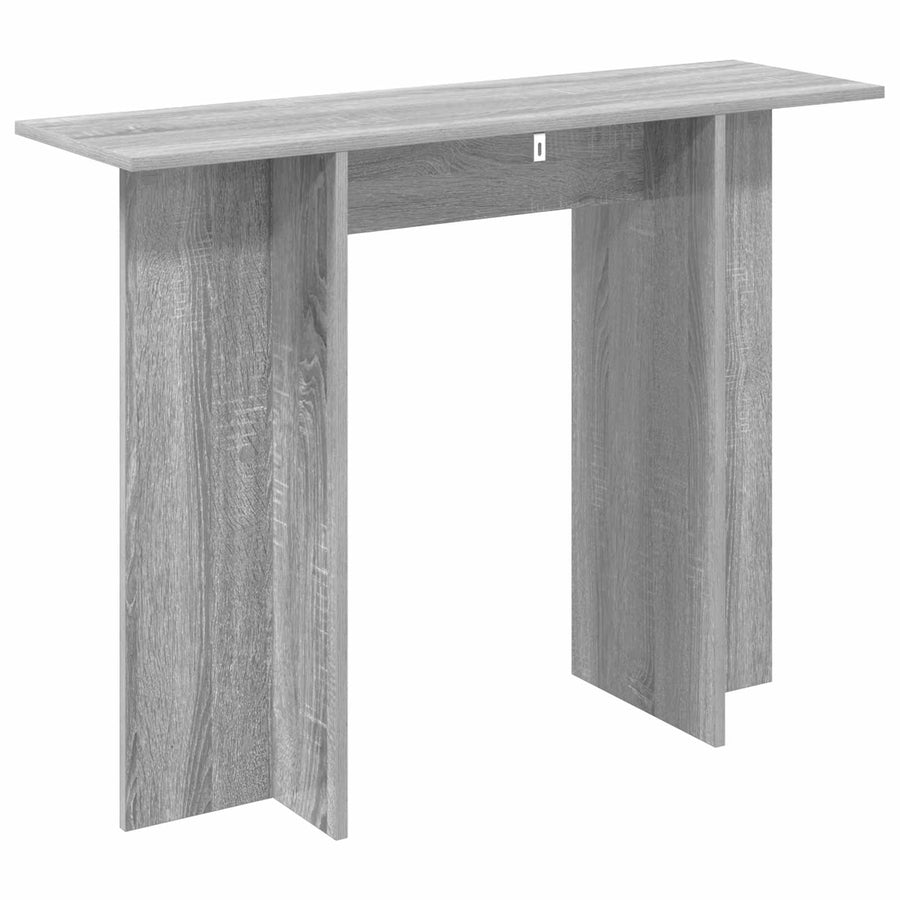 Wandtafel Grijs sonoma 100 x 30 x 75 cm Bewerkt hout