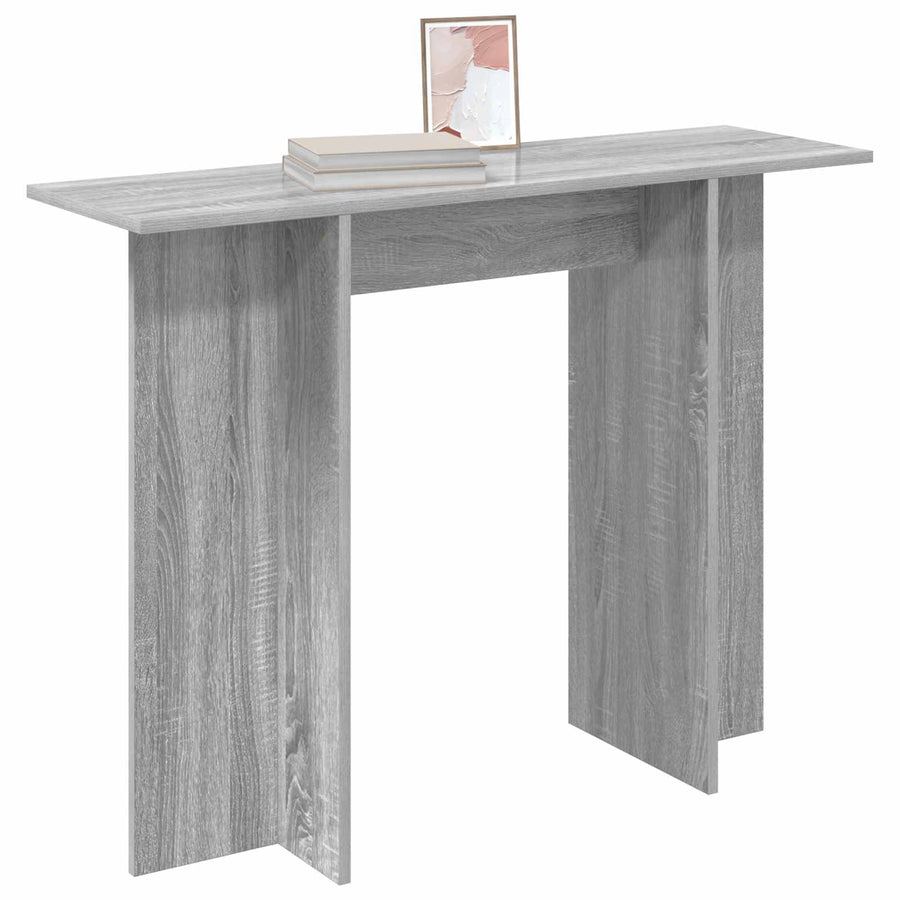 Wandtafel Grijs sonoma 100 x 30 x 75 cm Bewerkt hout