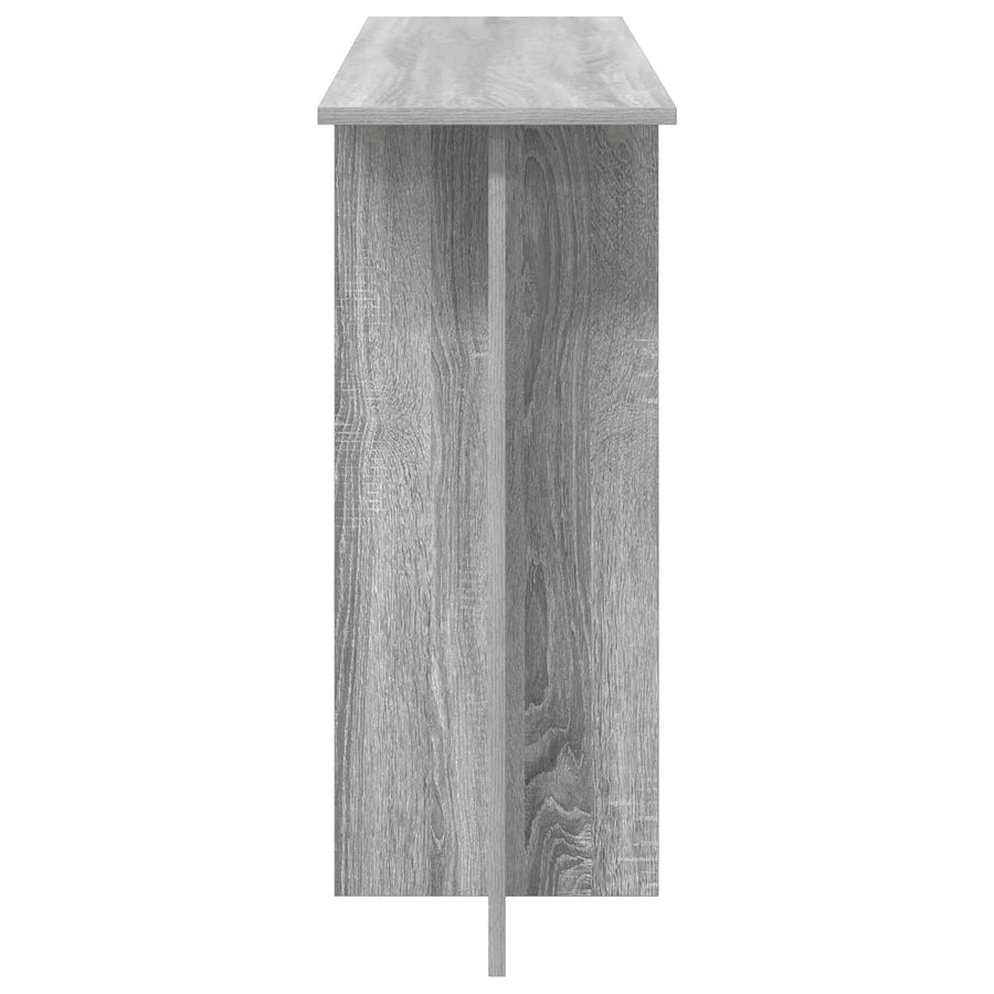 Wandtafel Grijs sonoma 100 x 30 x 75 cm Bewerkt hout