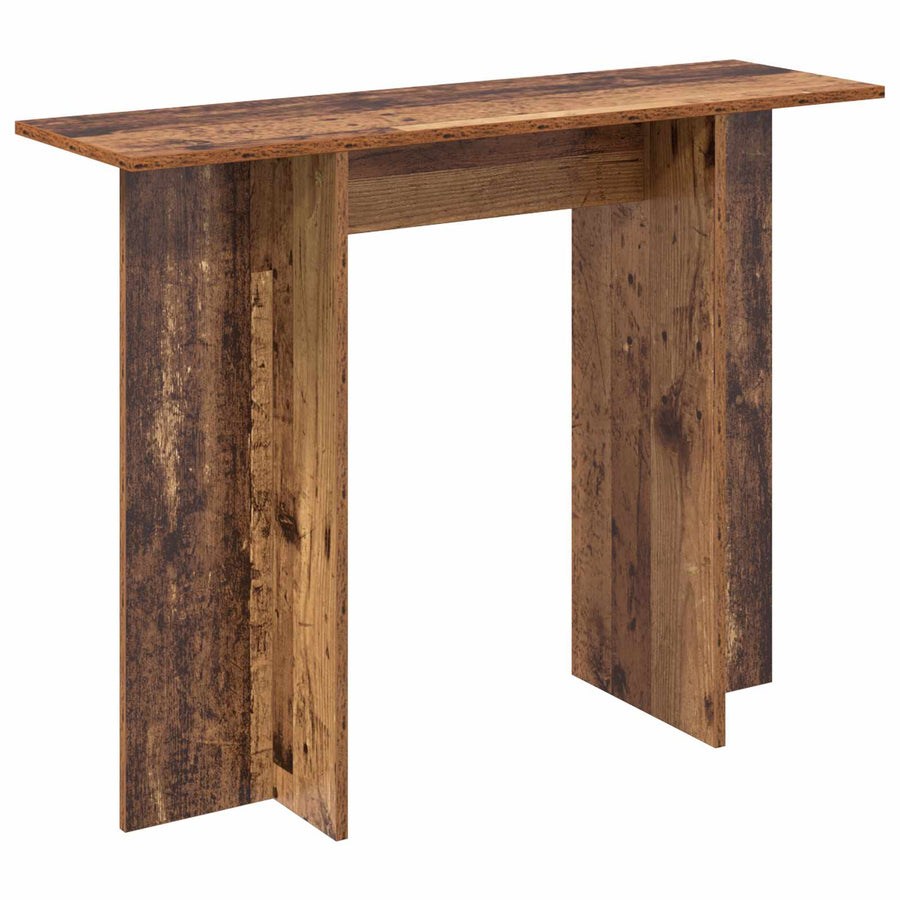Wandtafel Oud hout 100 x 30 x 75 cm Bewerkt hout