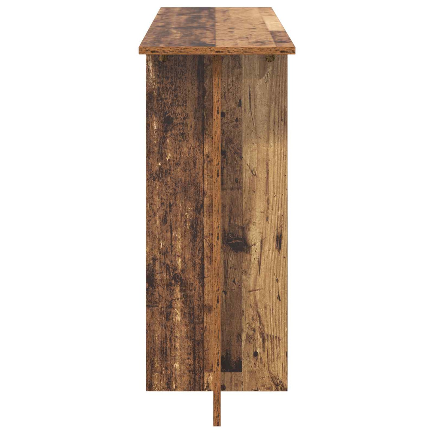 Wandtafel Oud hout 100 x 30 x 75 cm Bewerkt hout