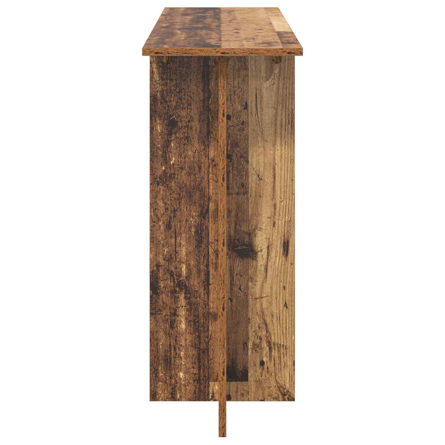 Wandtafel Oud hout 100 x 30 x 75 cm Bewerkt hout