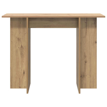 Wandtafel Artisanaal eiken 100 x 30 x 75 cm Bewerkt hout