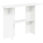 Console Table White 100 x 30 x 75 cm Engineered Wood