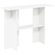 Wandtafel 100x30x75 cm wit bewerkt hout