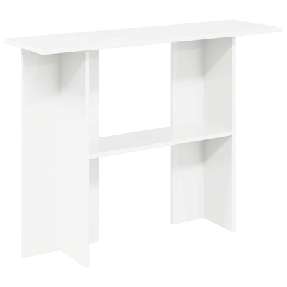 Wandtafel Wit 100 x 30 x 75 cm Bewerkt hout