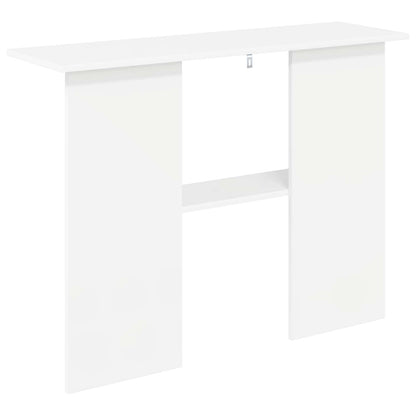 Wandtafel Wit 100 x 30 x 75 cm Bewerkt hout