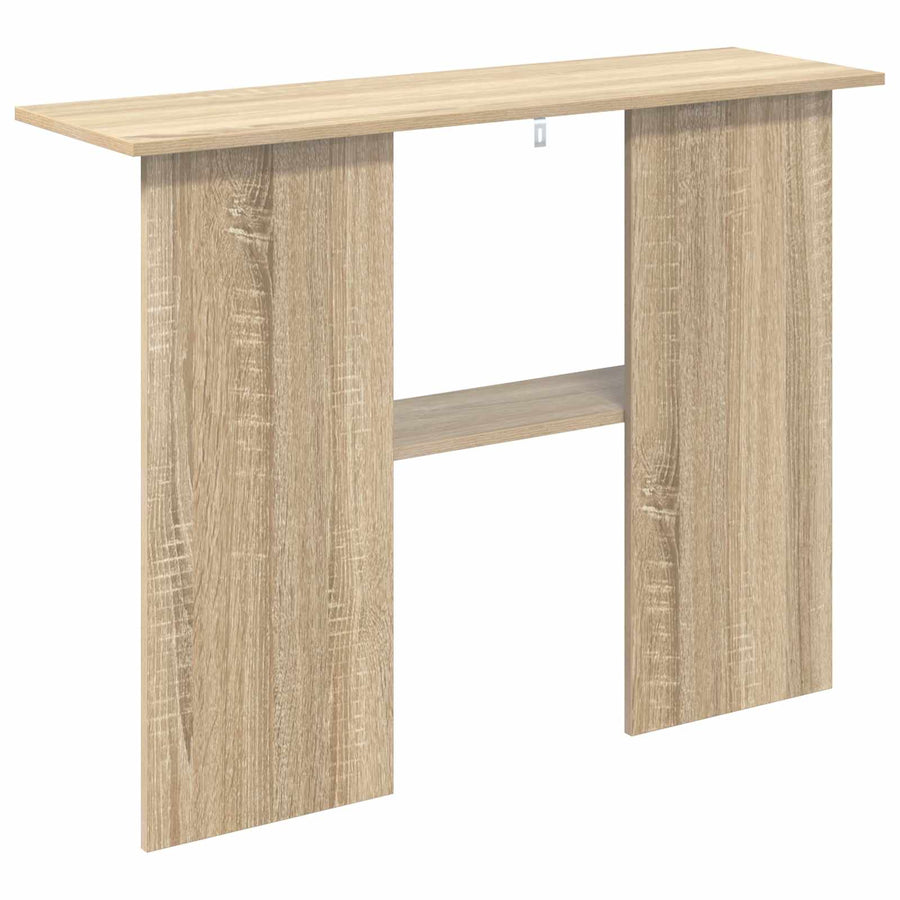 Wandtafel Sonoma Eiken 100 x 30 x 75 cm Bewerkt hout