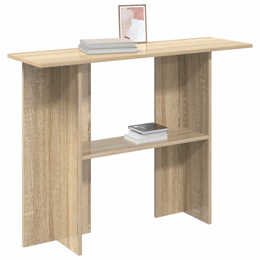 Wandtafel Sonoma Eiken 100 x 30 x 75 cm Bewerkt hout