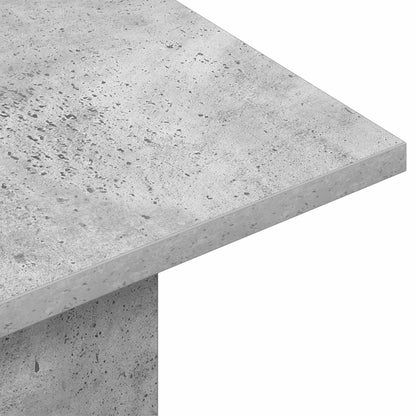 Wandtafel Betongrijs 100 x 30 x 75 cm Bewerkt hout
