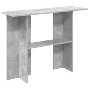 Wandtafel 100x30x75 cm betongrijs bewerkt hout