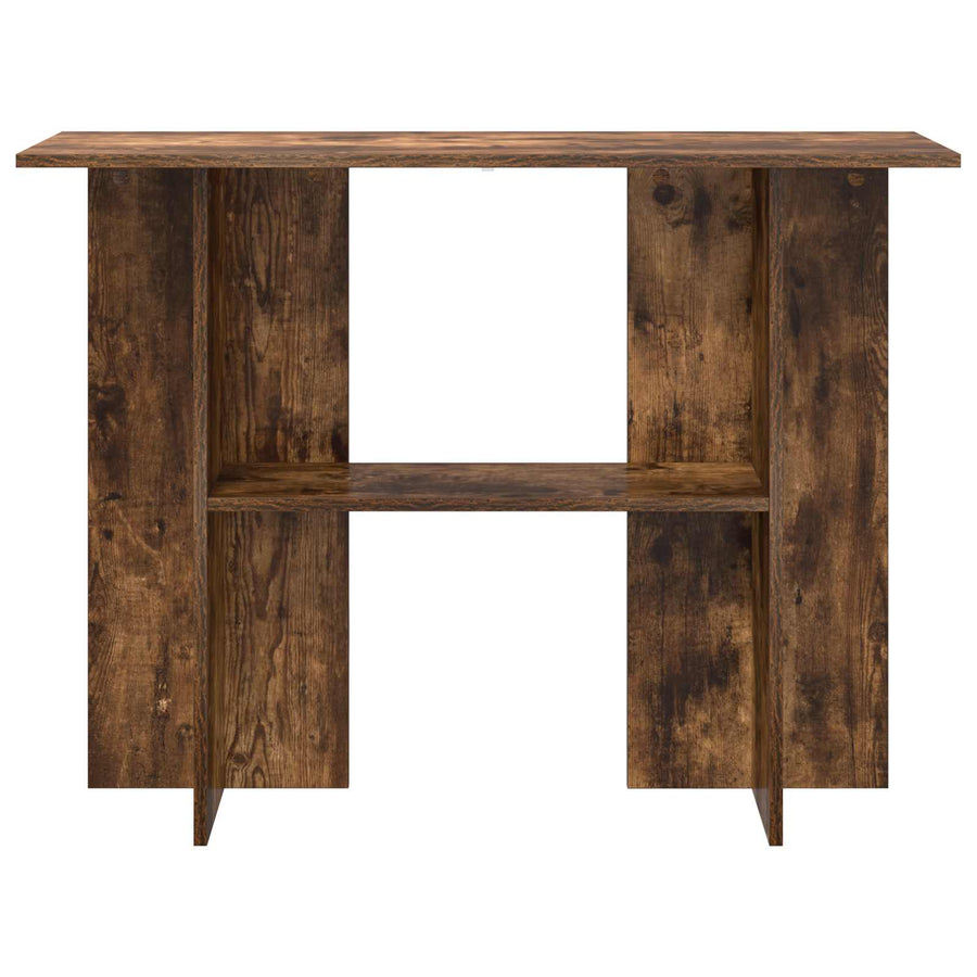 Wandtafel Gerookt eiken 100 x 30 x 75 cm Bewerkt hout