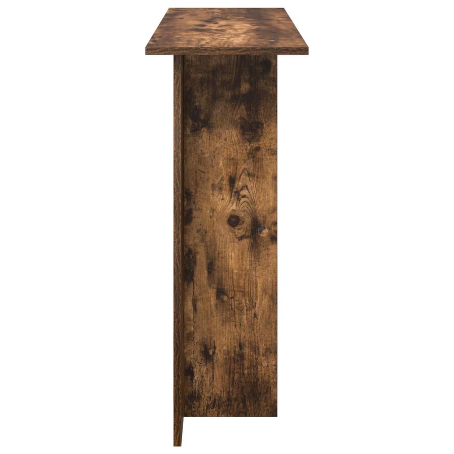 Wandtafel Gerookt eiken 100 x 30 x 75 cm Bewerkt hout