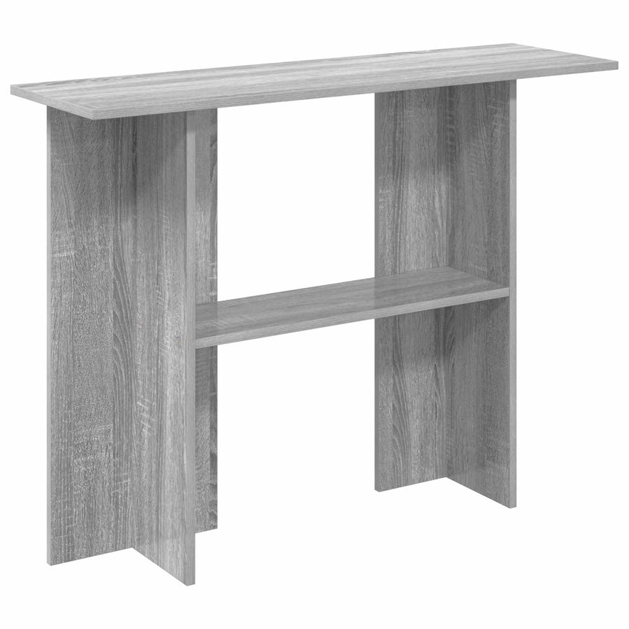 Wandtafel Grijs sonoma 100 x 30 x 75 cm Bewerkt hout