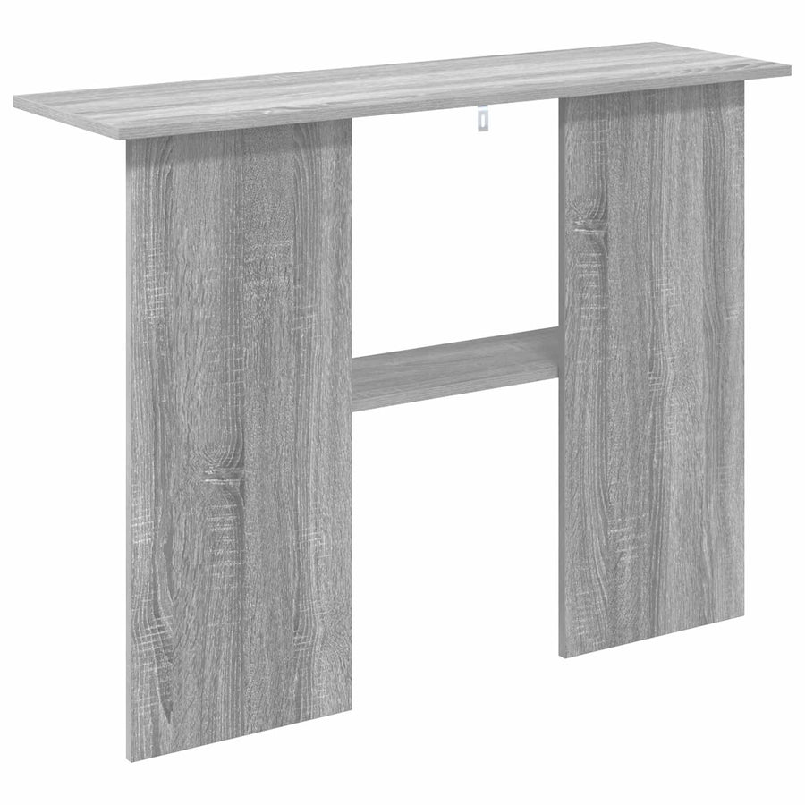 Wandtafel Grijs sonoma 100 x 30 x 75 cm Bewerkt hout