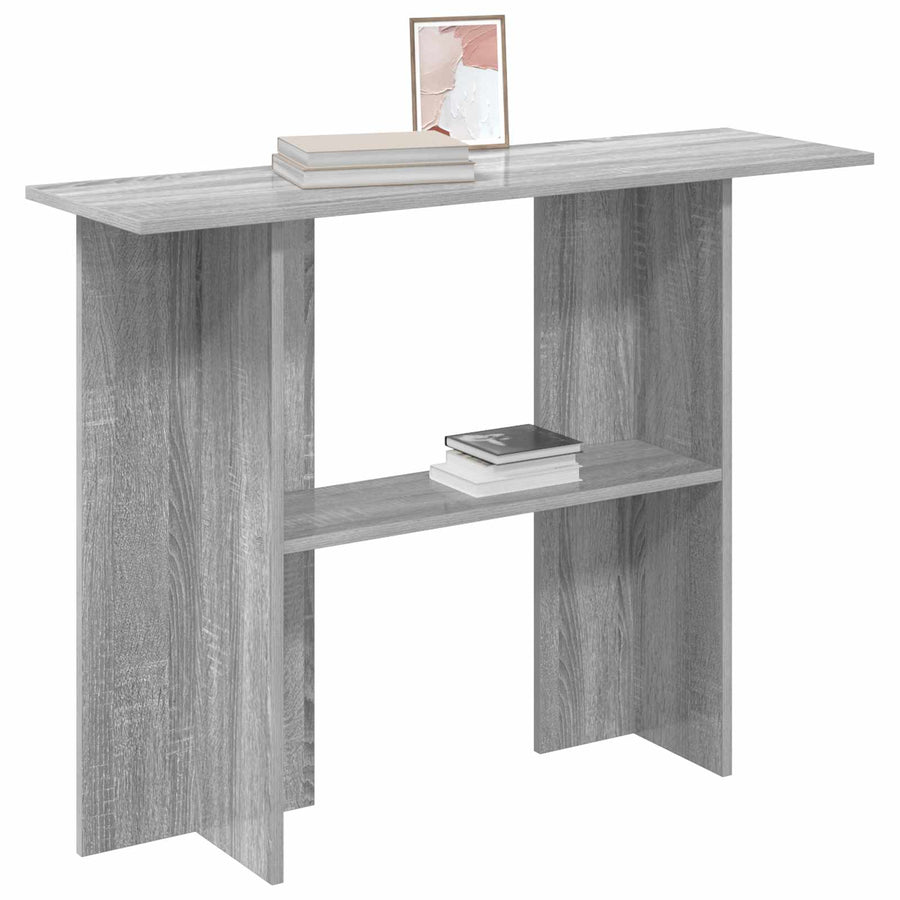 Wandtafel Grijs sonoma 100 x 30 x 75 cm Bewerkt hout