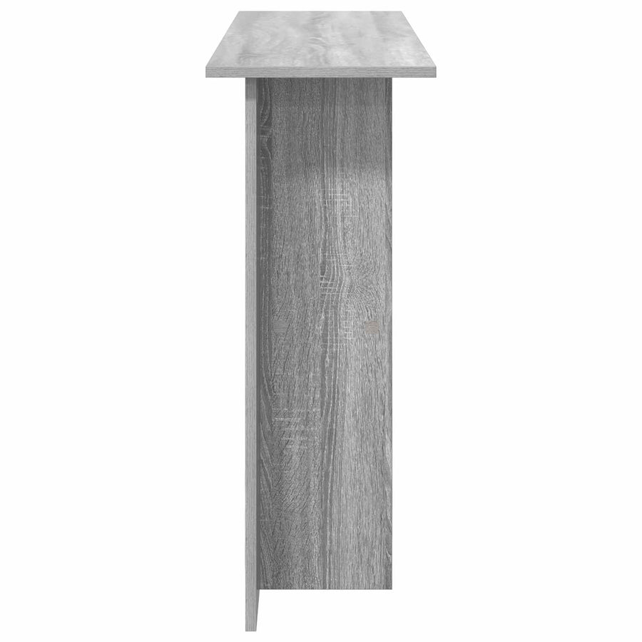 Wandtafel Grijs sonoma 100 x 30 x 75 cm Bewerkt hout