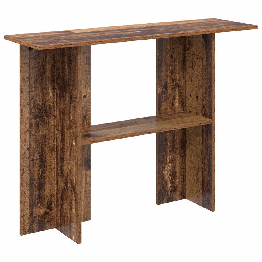 Wandtafel Oud hout 100 x 30 x 75 cm Bewerkt hout