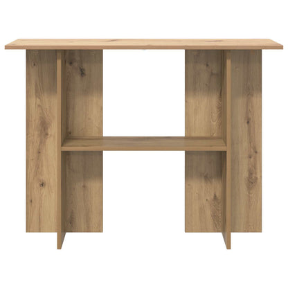 Wandtafel Artisanaal eiken 100 x 30 x 75 cm Bewerkt hout