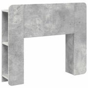 Hoofdeindkast 95x18.5x80 cm betongrijs bewerkt hout