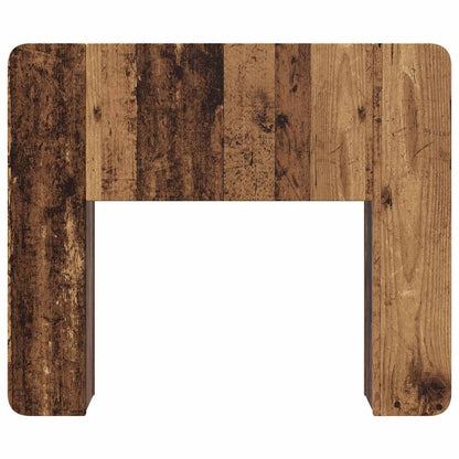 Hoofdeinde kas met opslag Oud hout Bewerkt hout