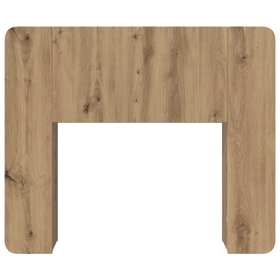Hoofdeinde kas met opslag Artisanaal eiken Bewerkt hout