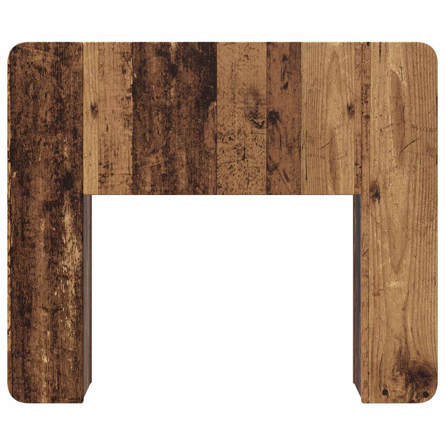 Hoofdeinde kas met opslag Oud hout Bewerkt hout