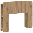 Headboard cabinet with storage Artisan Oak 119.5 x 18.5 x 80 cm