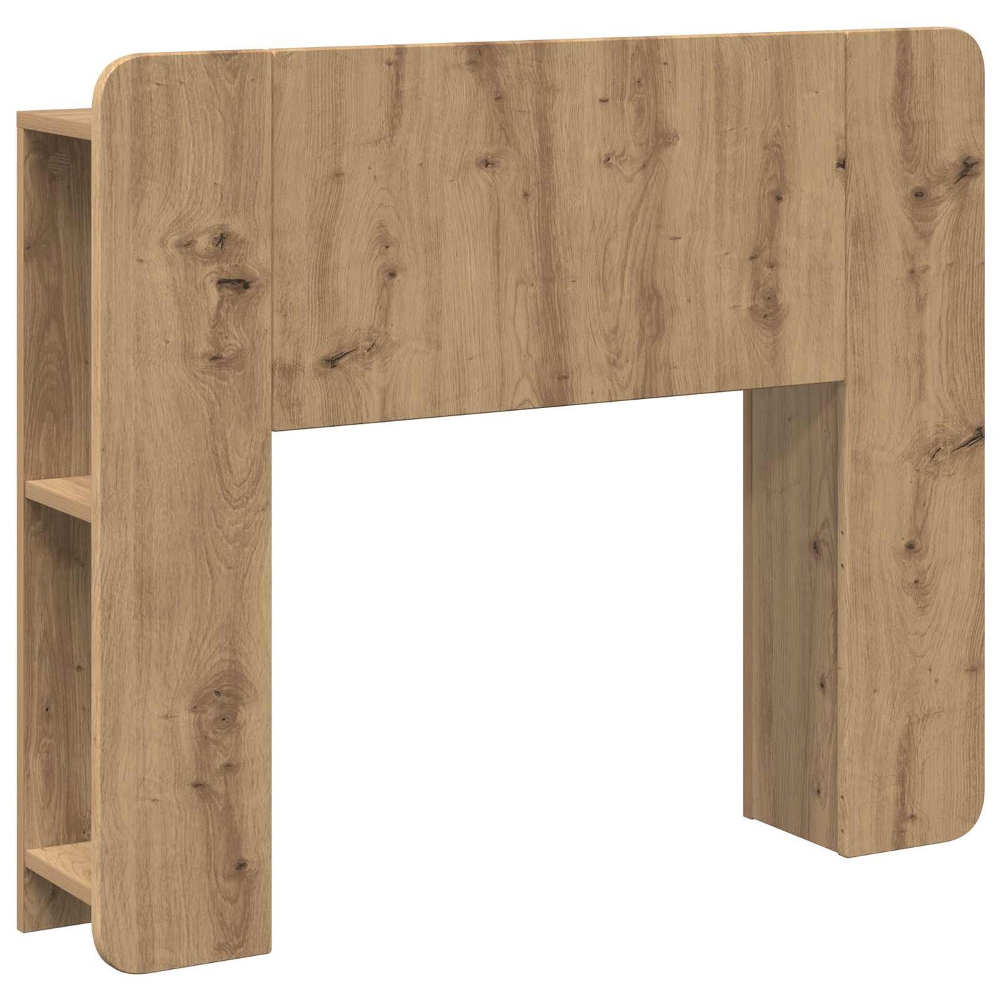 Hoofdeinde kas met opslag Artisan Eik 119,5 x 18,5 x 80 cm