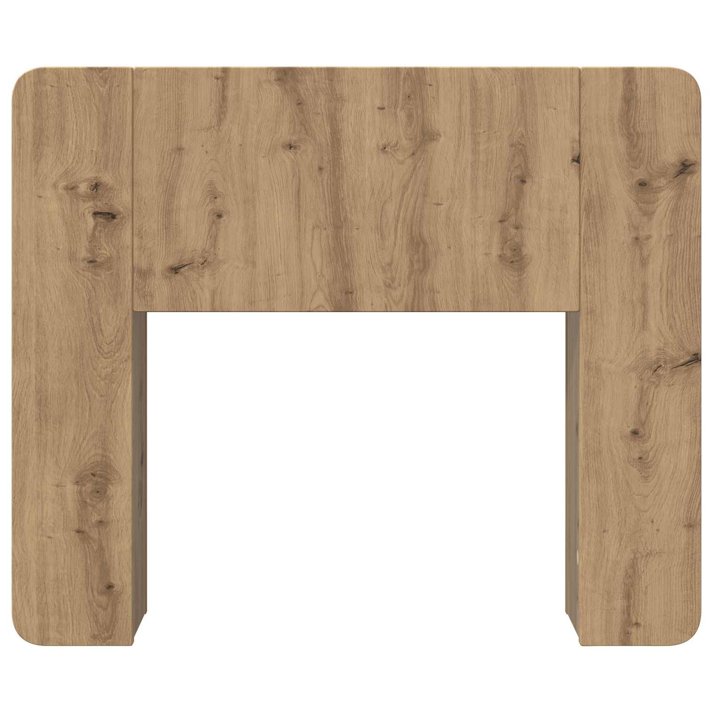 Hoofdeinde kas met opslag Artisan Eik 119,5 x 18,5 x 80 cm