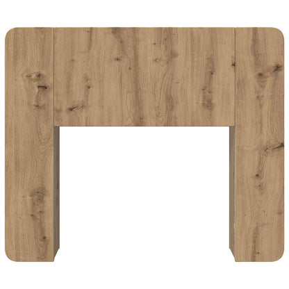 Hoofdeinde kas met opslag Artisan Eik 119,5 x 18,5 x 80 cm