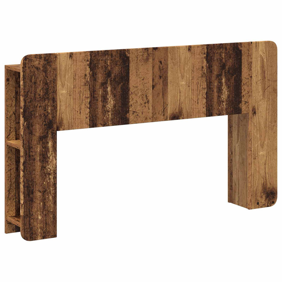 Hoofdeinde kas met opslag Oud hout Bewerkt hout