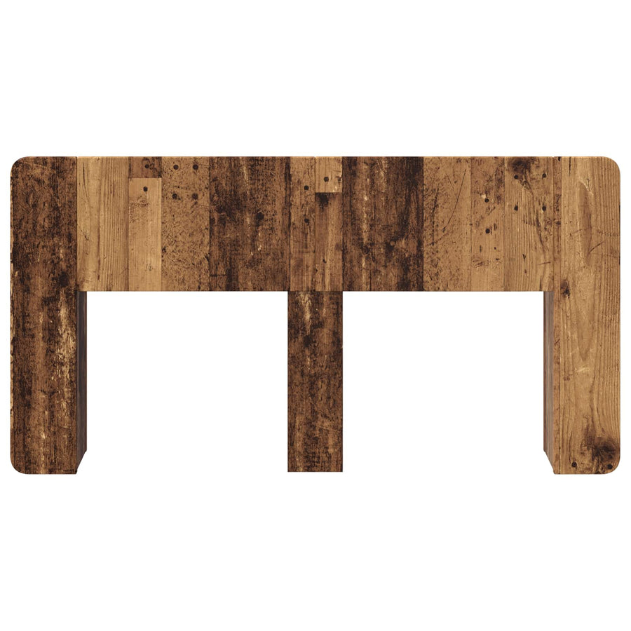 Hoofdeinde kas met opslag Oud hout Bewerkt hout