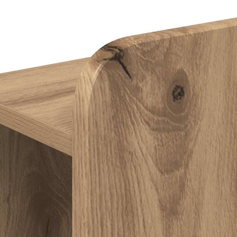 Hoofdeinde kas met opslag Artisanaal eiken Bewerkt hout