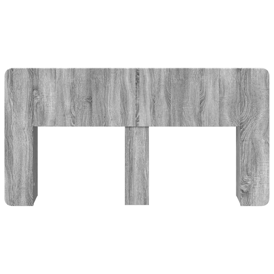 Hoofdeinde kas met opslag Grijs sonoma Bewerkt hout