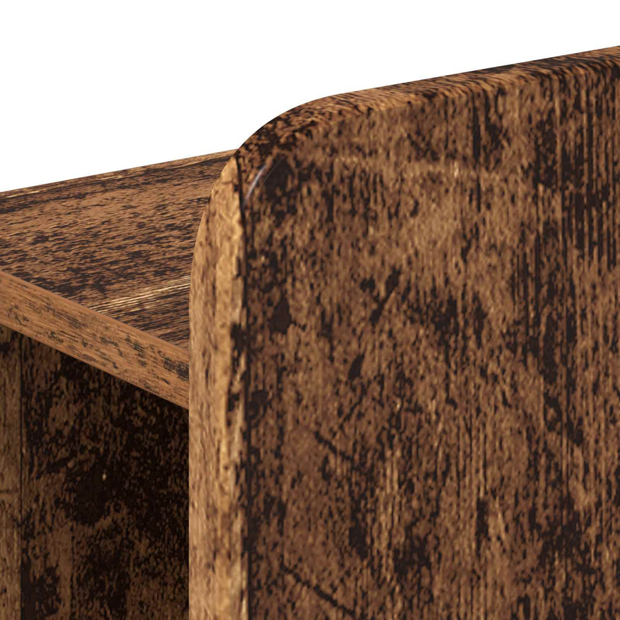 Hoofdeinde kas met opslag Oud hout Bewerkt hout