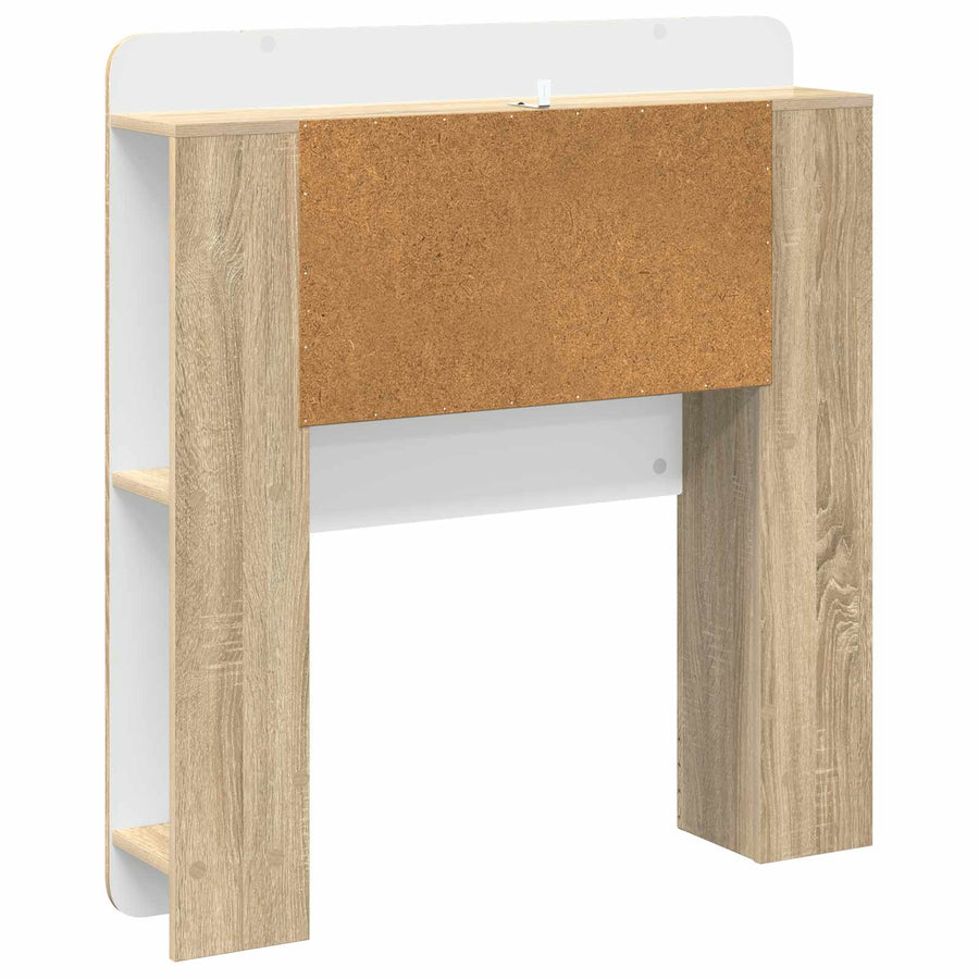 Hoofdbordkast met opslag Geconstrueerd hout