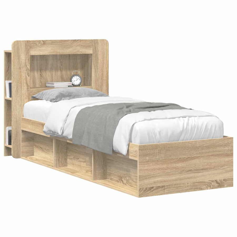 Hoofdbordkast met opslag Geconstrueerd hout