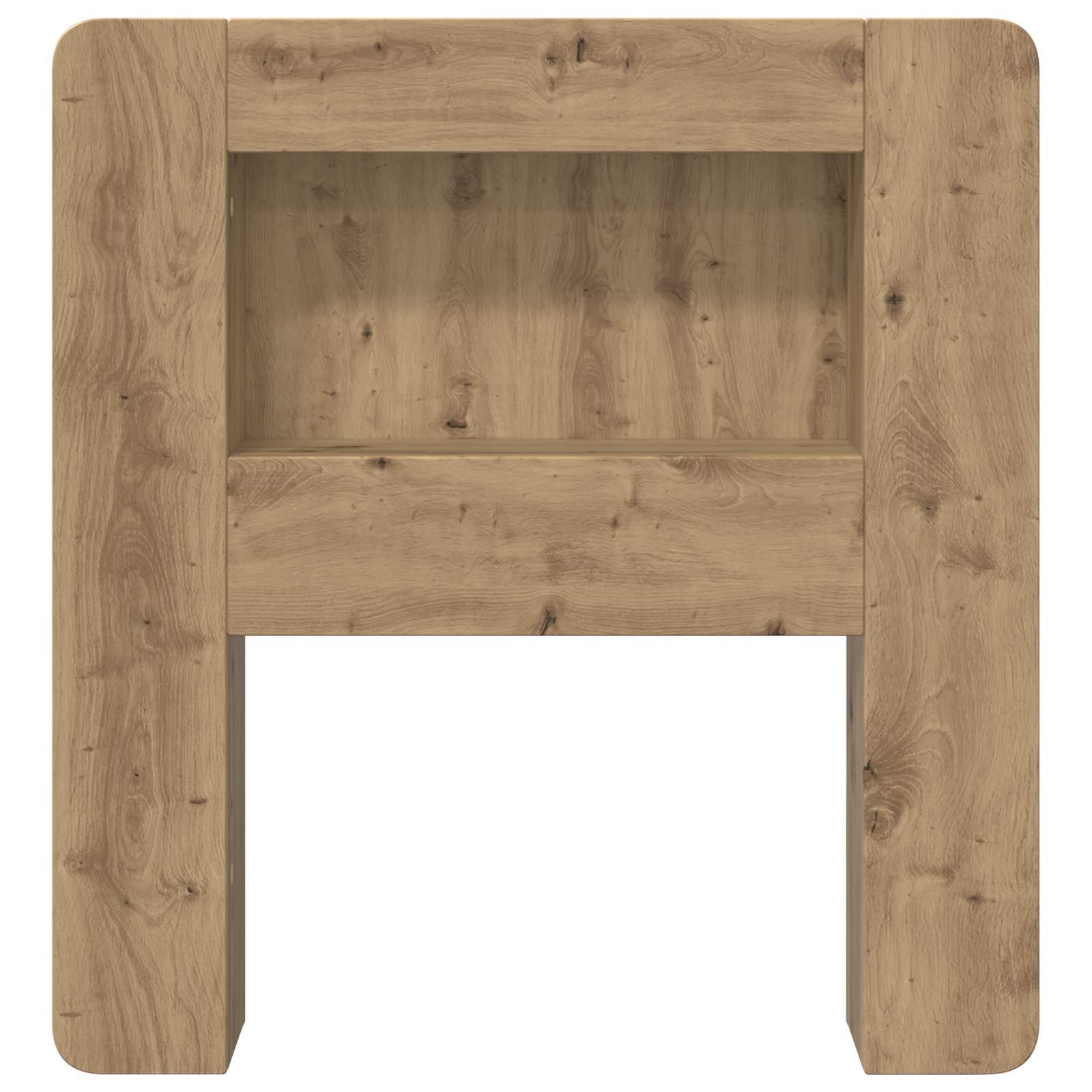 Hoofdbordkast met opslag Artisanaal eiken Geconstrueerd hout